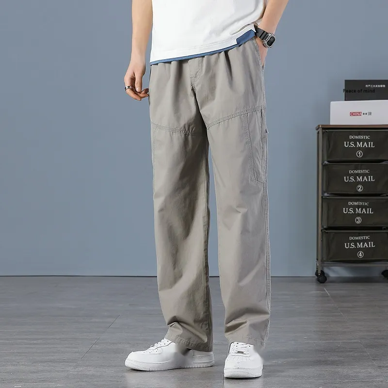 Oversized Cargo Pants Casual Loose Men