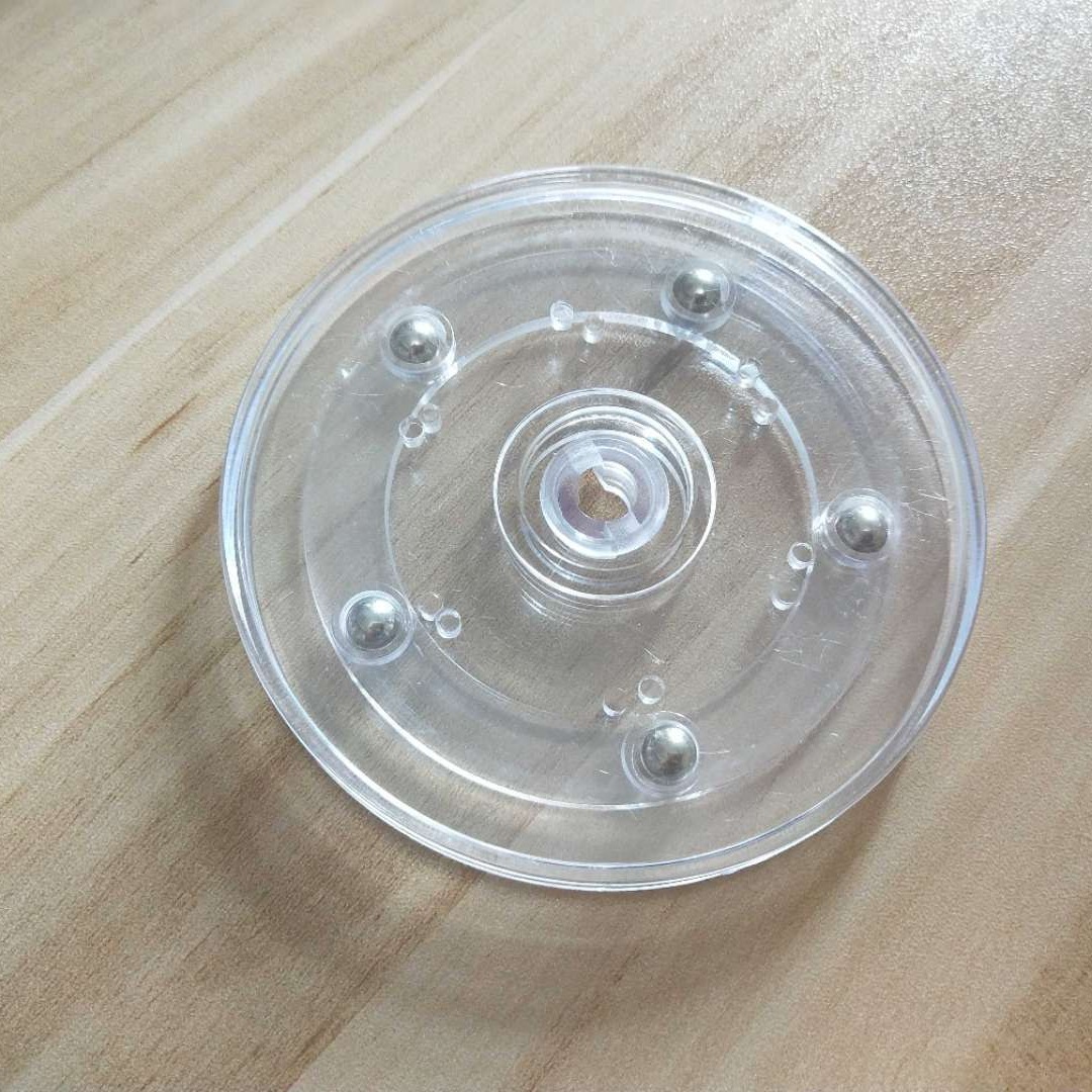 Injection Acrylic Solid Transparent Turntable