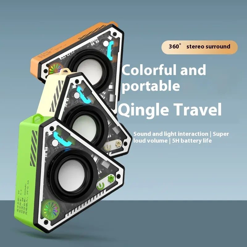 V2 Cool Mecha Bluetooth Speaker HiFi Surround