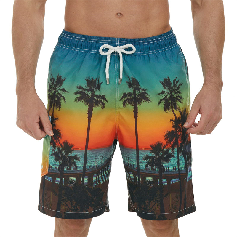 Men's Digital Printing Casual Shorts