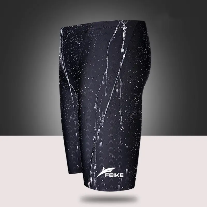 Waterproof Quick-drying Men's Fashion Long Swimming Trunks