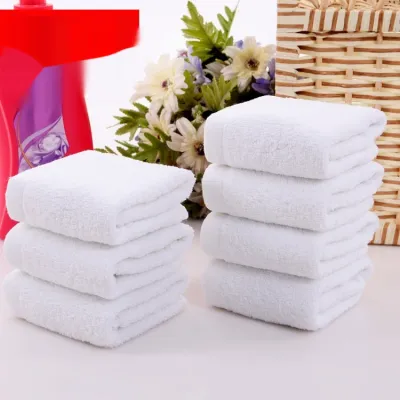 Pure Cotton Kindergarten White Square Towel