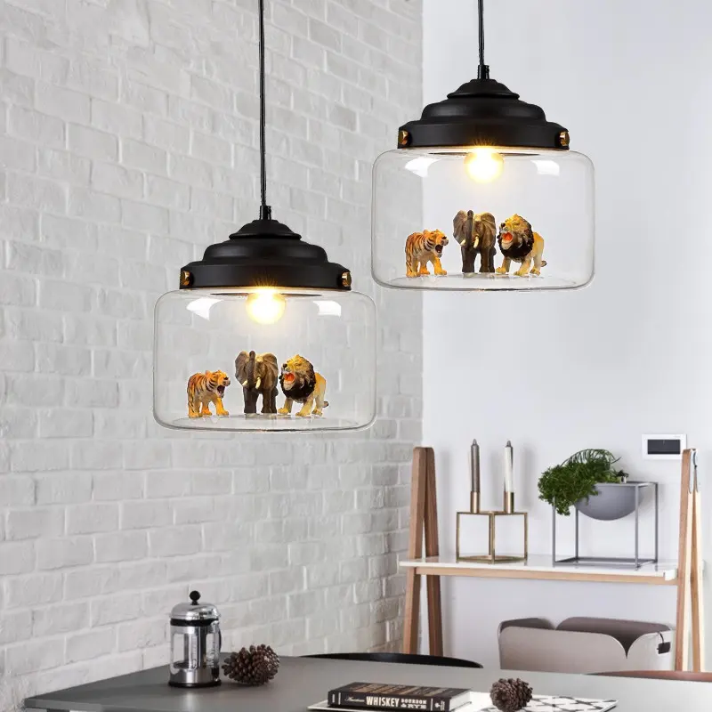 Glass Chandelier Coffee Shop Clothing Store Personalized
