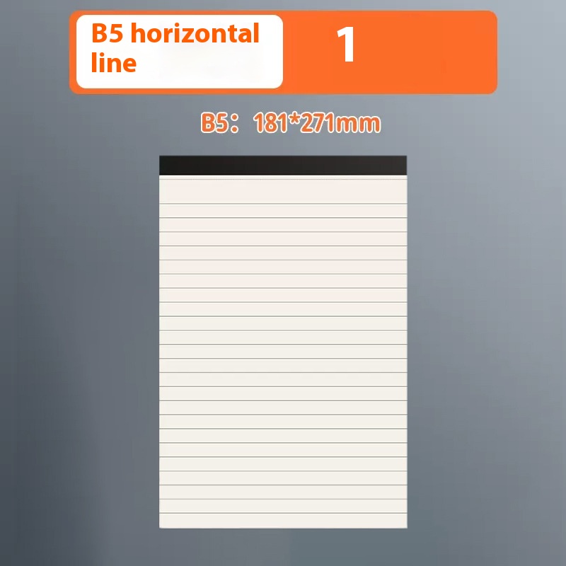 Writing Pads Tearable A5B5 Thickening Plus Size Notebook Simple