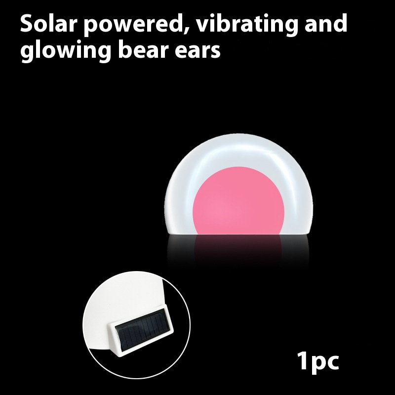 Decorative Lights Cute Cartoon Cat Ears Decorations Solar Energy