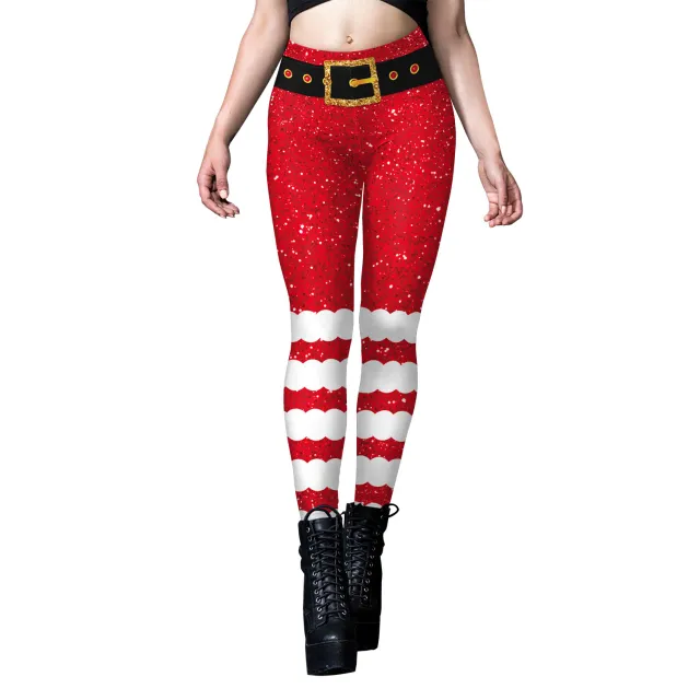 Women's Sweatpants Imitation Sequin Printed Leggings B4161101 - Shop at LoveMi