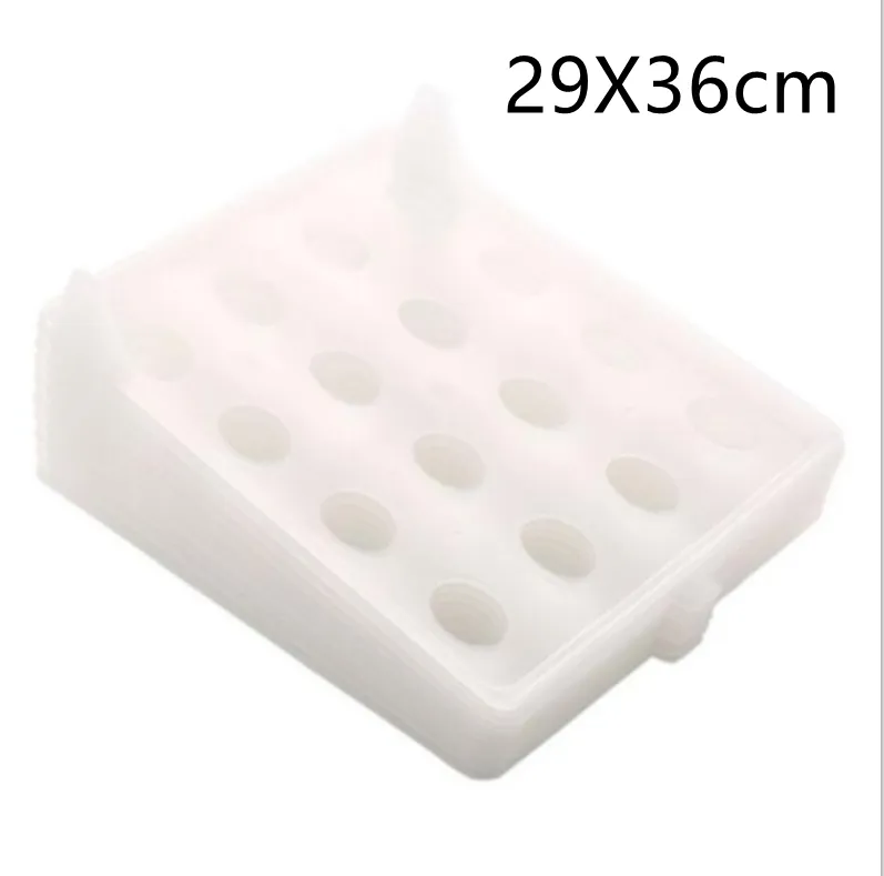 Multifunctional Durable Plastic Laundry Storage Fold Board Unique Clothing Shelves - White 29X36Cm