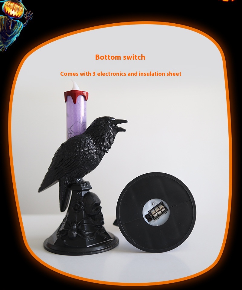Black Crow Electric Candle Light