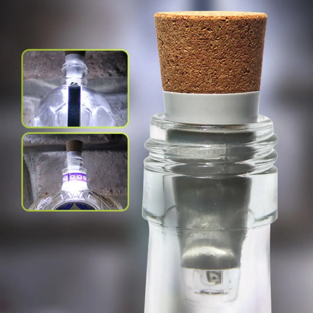LED Rechargeable Luminous Bottle Cap Cork Light