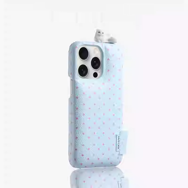 Rose Red Dot Soap Shell Kitten Phone Case