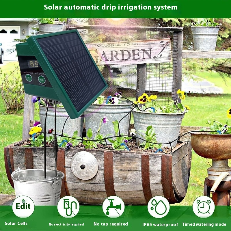 Household Portable Solar Timing Automatic Watering Device