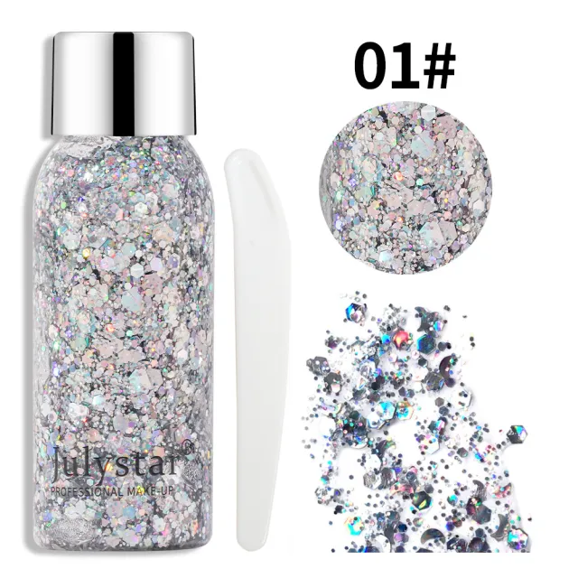Beauty Colorful Stage Sequins Liquid Eye Shadow Facial Body Sequins 30Ml - Shop at LoveMi