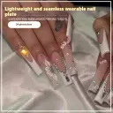 European And American Wear Nail 24 Pieces Long view 2