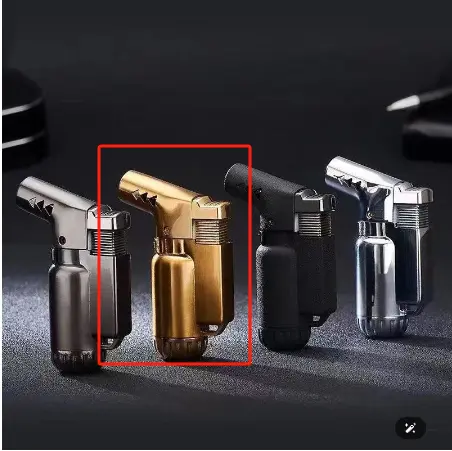 HB805-1 Full Metal Elbow Straight Punching Windproof Lighter