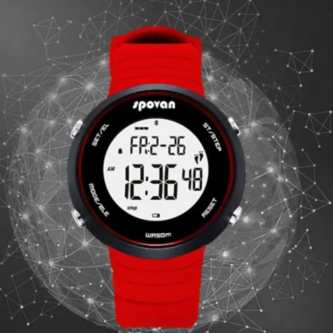Smart Bluetooth Sports Watch Comes with Stylish Step Meter