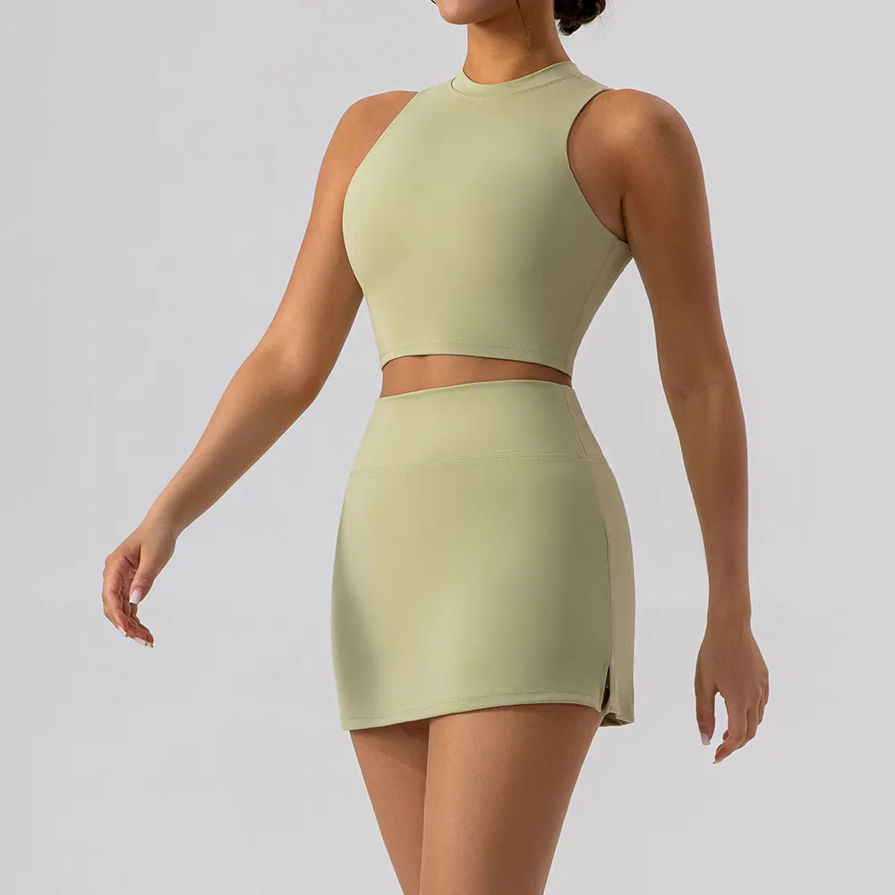 Pure Desire Skinny Sheath Skirt Outfit - Spearmint