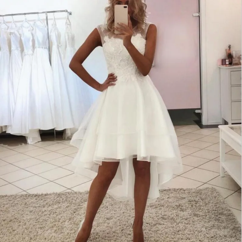 New Style Wedding Dress Short Front