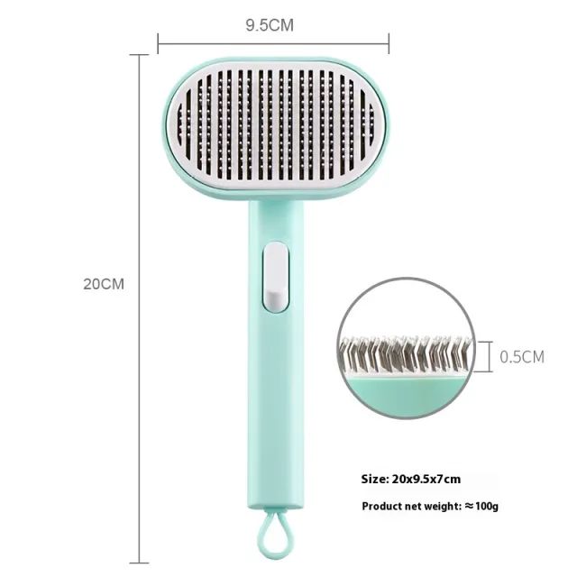 Pet Automatic Hair Fading Beauty Hair Removal Brush Emerald - Shop at LoveMi