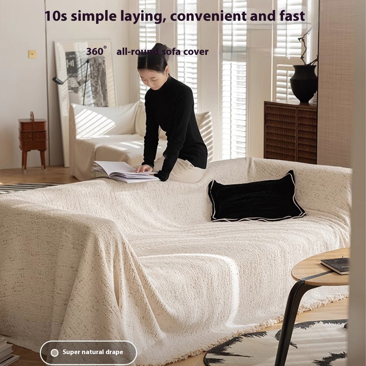 Autumn And Winter Fur Yarn Sofa Universal Cover High-grade Four Seasons Universal Blanket