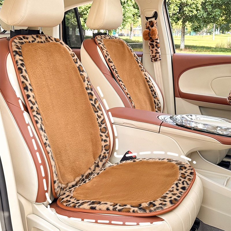 Car Rabbit Fur Thickened Warm Cushion