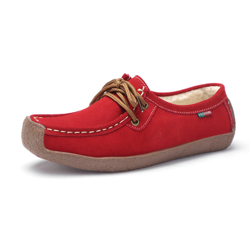 Mom casual shoes pregnant women flat shoes Red - Shop at LoveMi