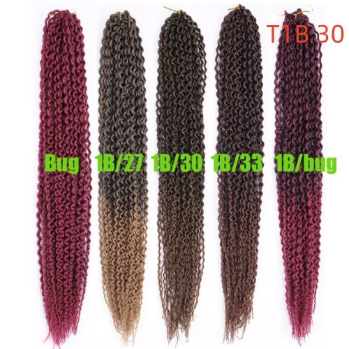 Wigs Long Curly Hair Black Wig Braids T1B 30 - Shop at LoveMi