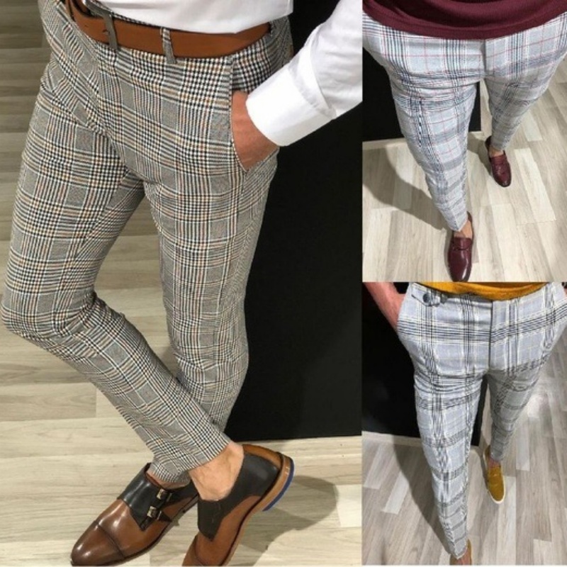 Large Size Business Casual Versatile Small Leg Trousers