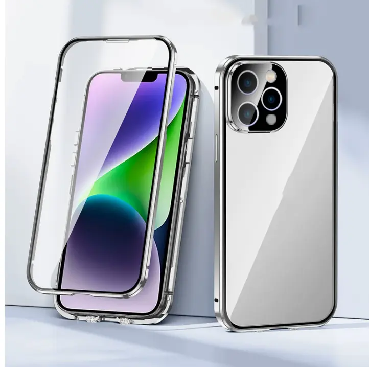 Phone Case Magnetic King Double Buckle Double-sided Glass Goggles
