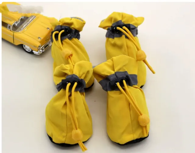 Pet Dog Four Seasons Breathable Soft Bottom Dog Shoes Yellow - Shop at LoveMi