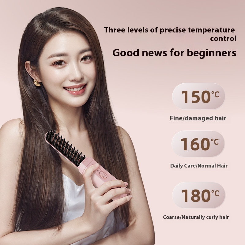 Wireless Capsule Straight Comb Anion Does Not Hurt Hair Portable Mini