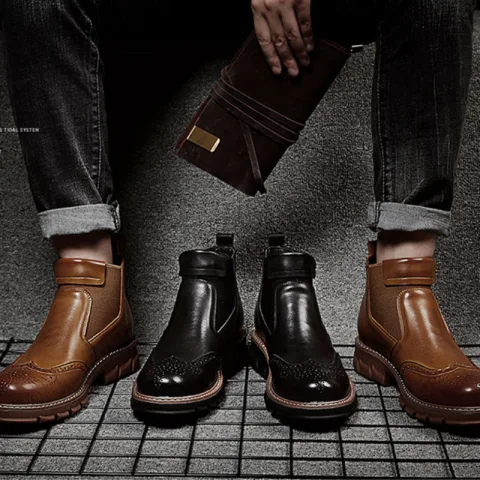 Martin Platform Retro Ankle Heat Preservation Boots
