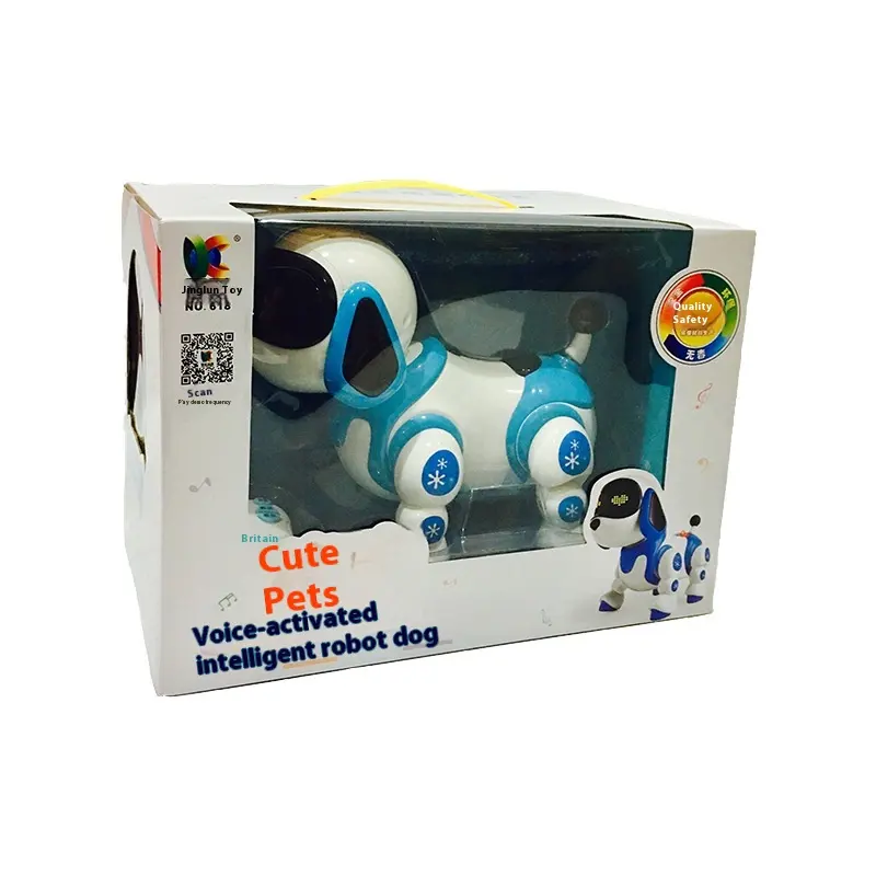 New telecontrol charging intelligent machine dog voice