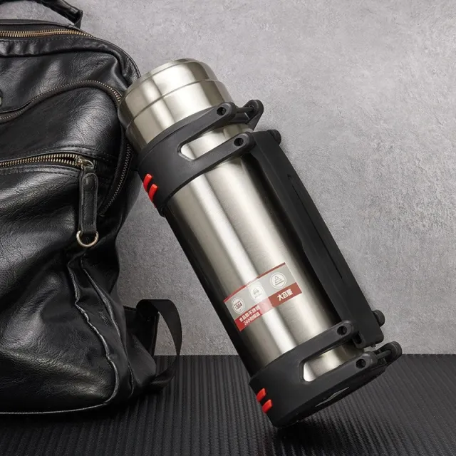 Stainless steel travel portable car insulated kettle White - Shop at LoveMi