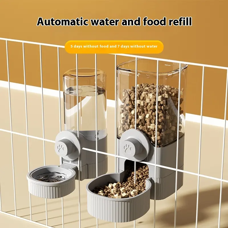 Hanging Cage Dog Basin Cat Bowl Automatic
