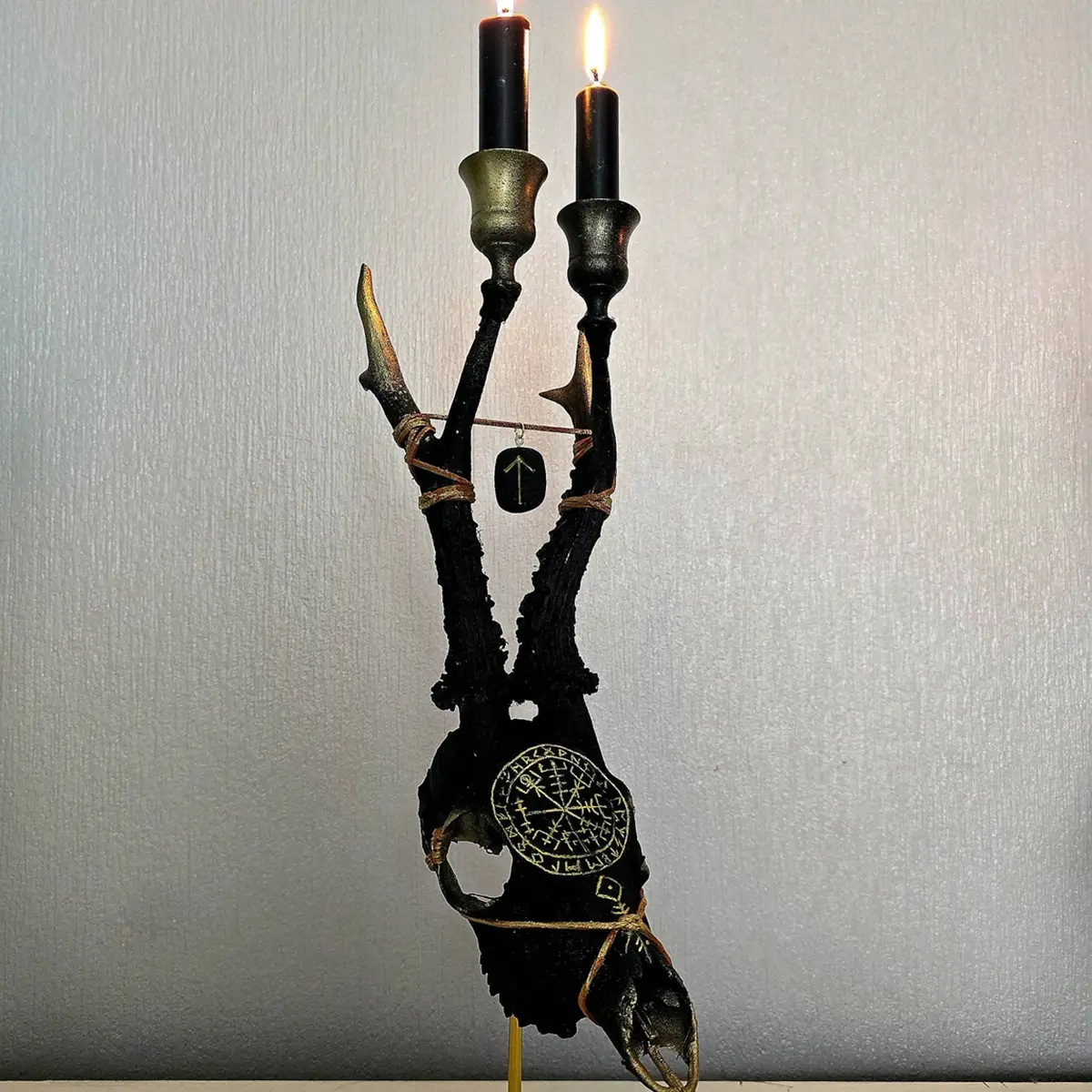 Bullhead Candlestick Bullhead Resin Decoration Ornaments