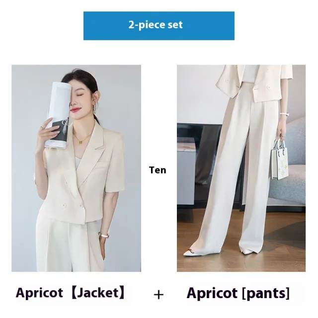 Suit Jacket Casual Graceful And Fashionable Apricot - Shop at LoveMi