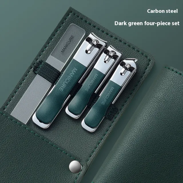 Fashion Personality Portable Nail Clippers Suit Dark Green - Shop at LoveMi