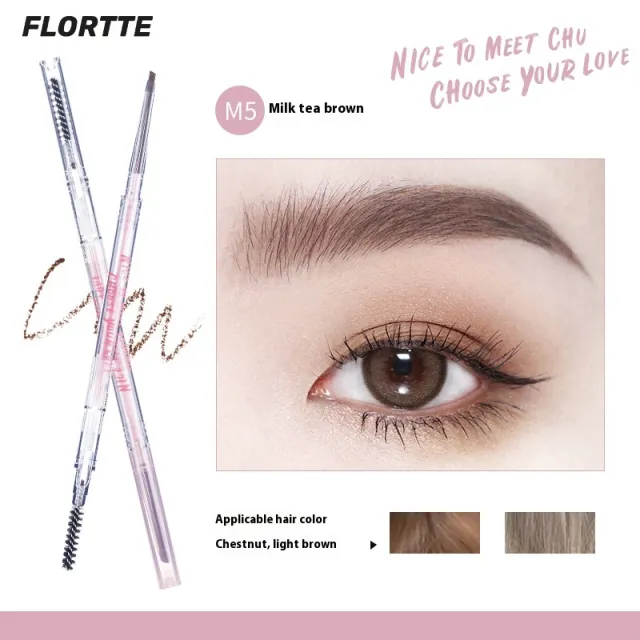 Double Head Extremely Thin Eyebrow Pencil Mood Research Institute M5 - Shop at LoveMi