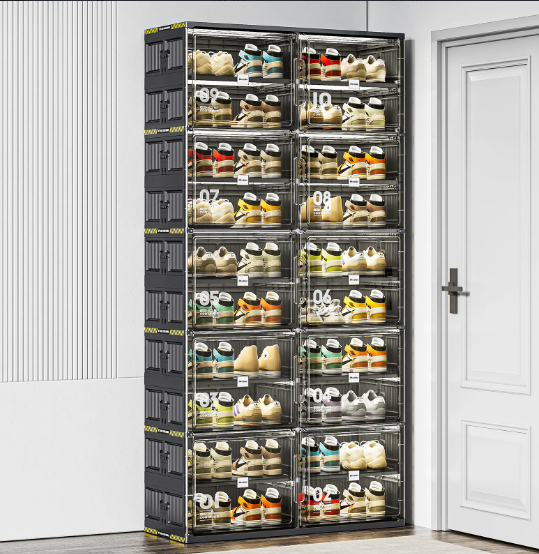 Plastic Shoe Organizer Cabinet - Image 1