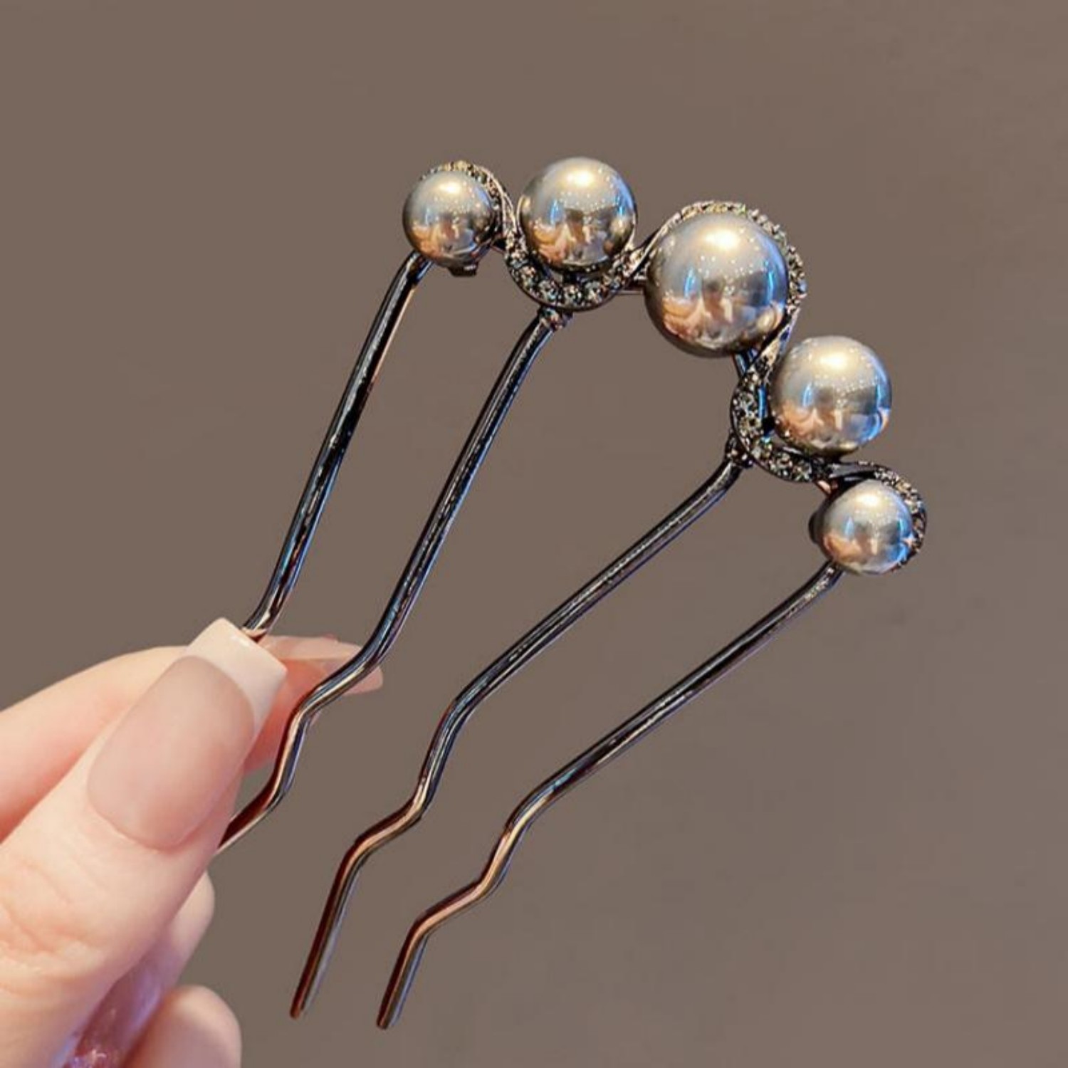 Pearl U-shaped Hairpin With A High-end Feel