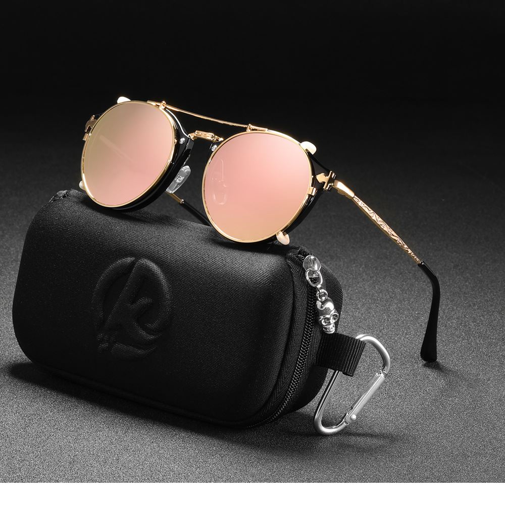 Women's Casual Plain Metal Sunglasses - Image 8
