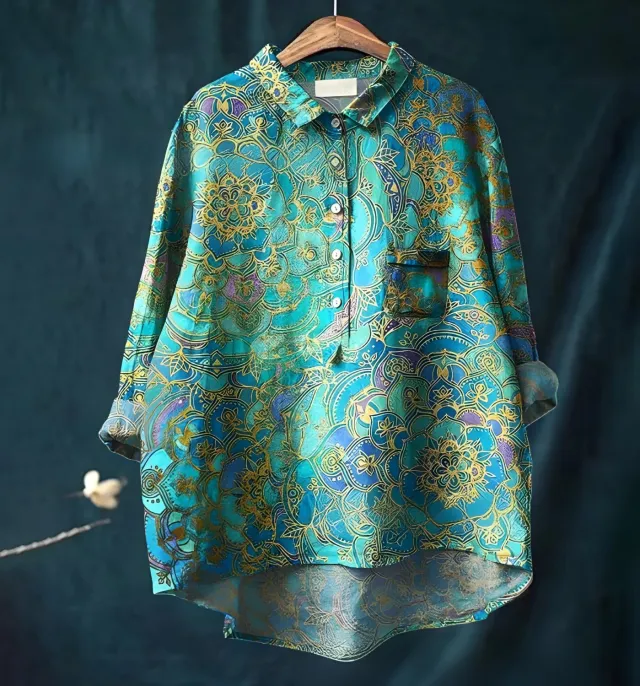 Women's Fashion Individual Casual Animal Print Shirt Acs29 - Shop at LoveMi