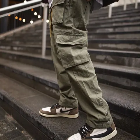 Trousers Men's Fall Winter Sports and Leisure Overalls Loose