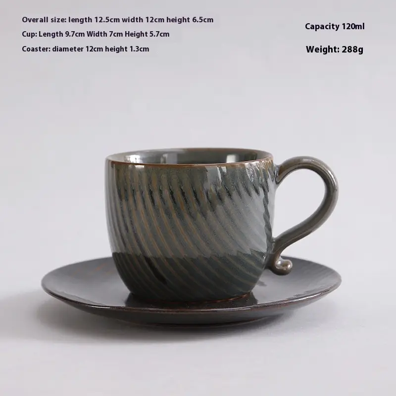Retro Latte Art Creative Coffee Set Suit