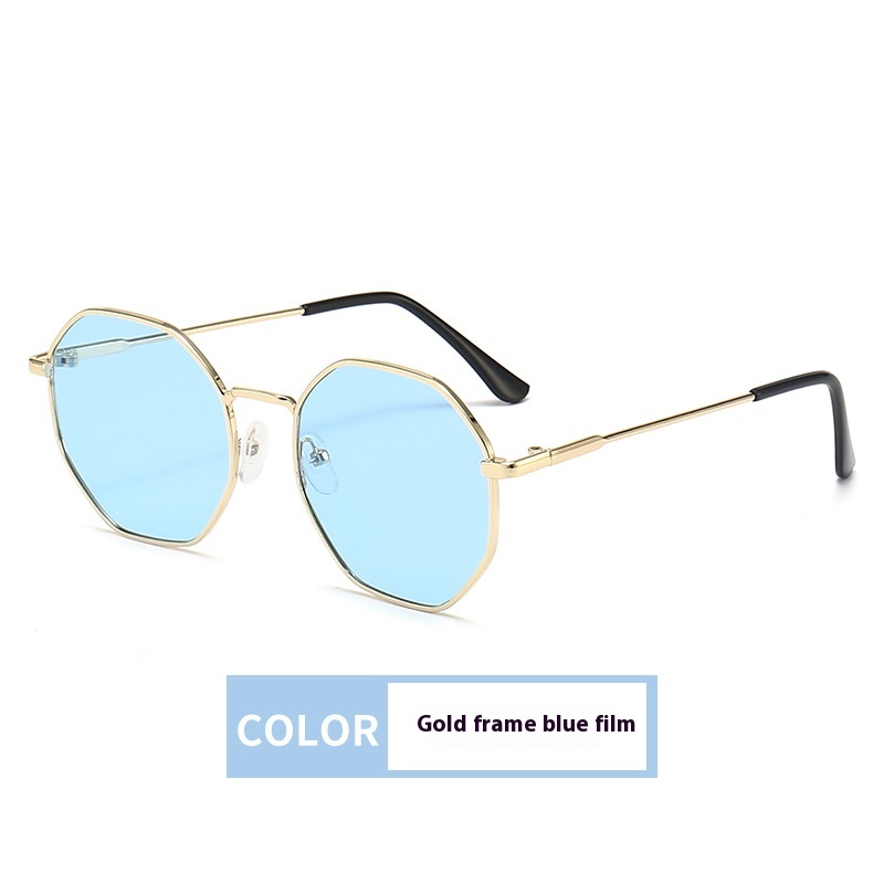 Women's Fashionable Retro Metal Frame Sunglasses - Image 8