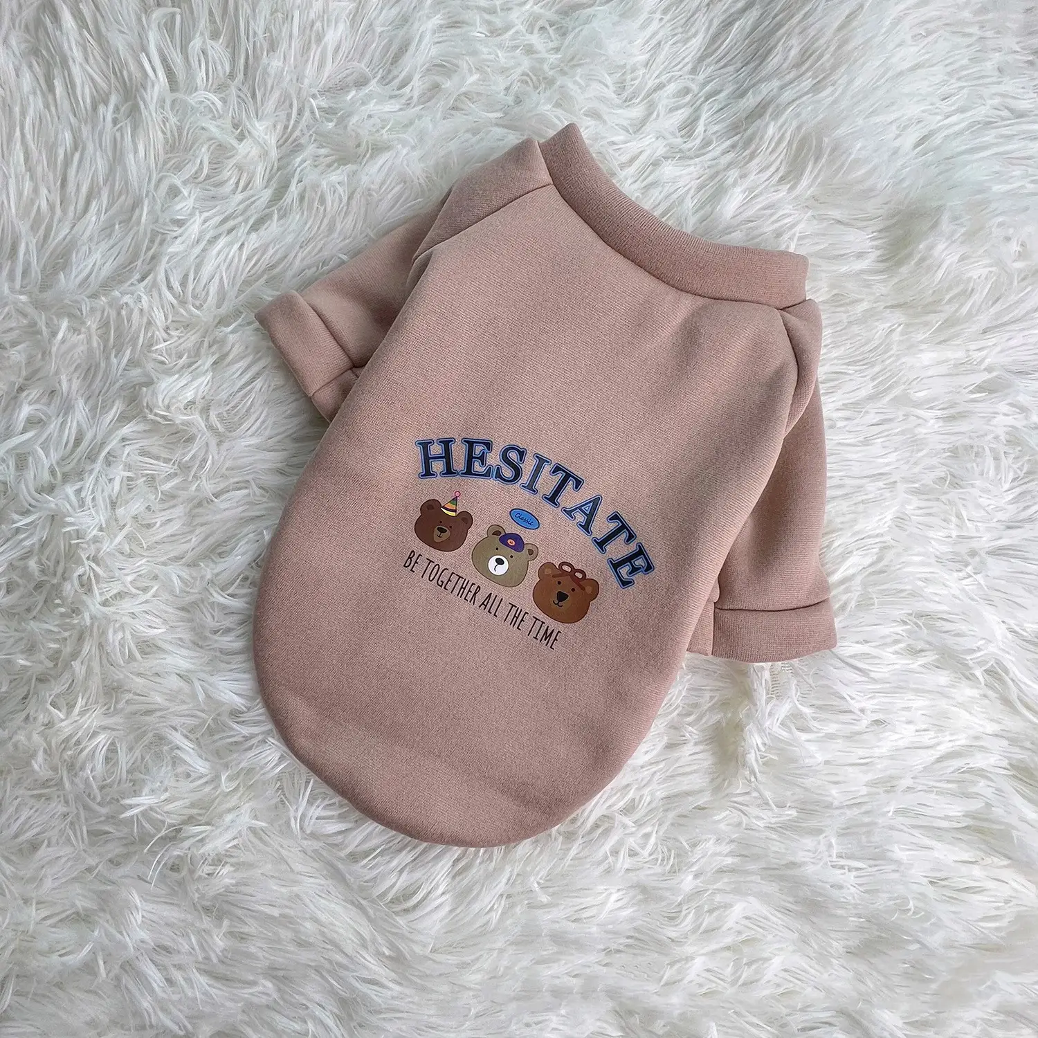 Korean Version Of Warm Cartoon Plush Dog Clothes