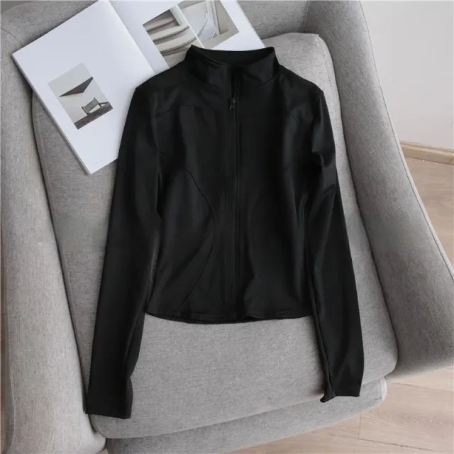 Spring And Autumn Leisure Hot Girls Wear Sportswear Sun Protection Clothing Black - Shop at LoveMi