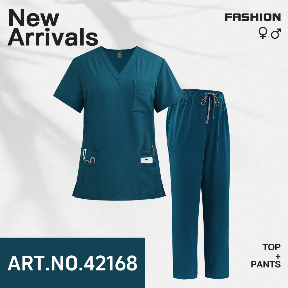 Women's Uniform Straight-leg Pants Solid Color Suit