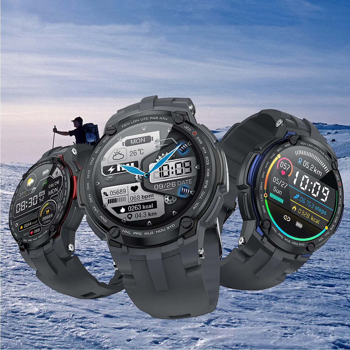 V6 Smart Sports Health Watch Sleep Monitoring
