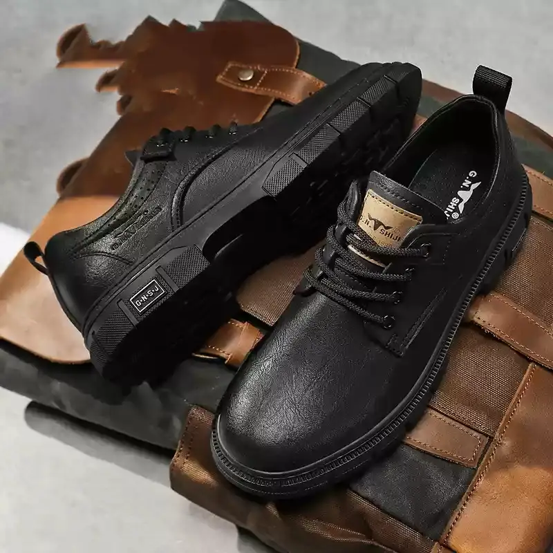 New Spring And Autumn Business Casual Leather Shoes Men